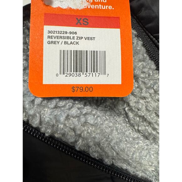 BASS OUTDOOR Women's Reversible Zip-Front Vest BLACK/GRAY NWT SIZE XS - Picture 11 of 13